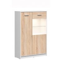 Vitrina NEPO REG1D1W/90 BI/DSO